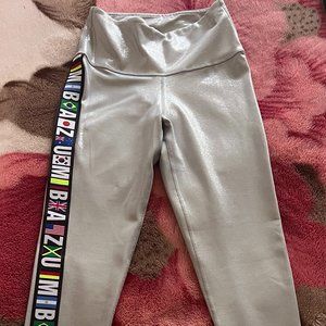 Zumba silver leggings in XS